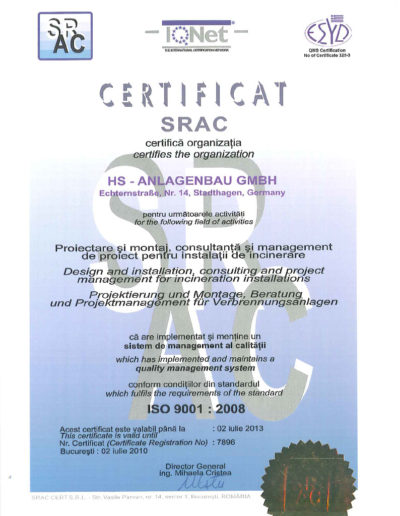 Zertifikat - ISO 9001